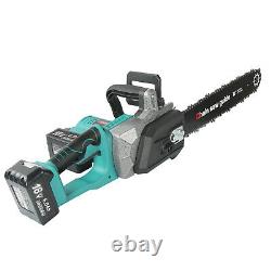 For Makita 36V 2x18V 4x 6.0Ah Battery 16 Cordless Chain Saw Brushless Chainsaw