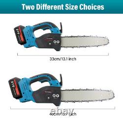 For Makita Electric Cordless 18 Chainsaw One-hand Saw Wood Cutter+4/2 Batteries