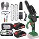 Goldsea 6-inch Cordless Mini Electric Chainsaw Kit 2 Batteries Charger Set