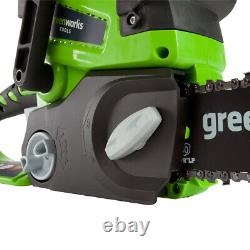 Greenworks 24V 25cm Chainsaw c/w 2Ah Battery & Charger