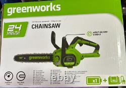 Greenworks 24V 4AhCordless 30cm Brushless Motor Chainsaw