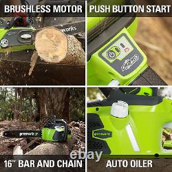 Greenworks 40v 40cm (16) Cordless Chainsaw (Tool only) New in box