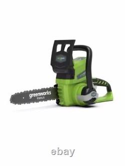 Greenworks Cordless 24v Chainsaw 25cm/10in with Battery And Charger