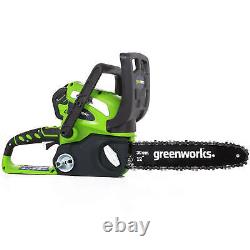 Greenworks G40CS30 40v Cordless Chainsaw 300mm No Batteries