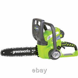 Greenworks G40CS30 Cordless 40v Chainsaw 30cm/12in Bare Unit