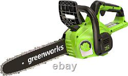 Greenworks G40CS30II Cordless Chainsaw 40V, Chain Speed 4.2 m/s, 30 cm Guide Bar