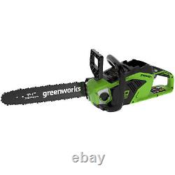 Greenworks GD40CS15 Cordless 40v Chainsaw 35cm/14in Bare Unit