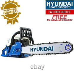 HYC6220 20 Petrol Chainsaw 62cc Hyundai 2 Stroke Engine GRADED