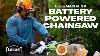 How To Use And Maintain A Battery Powered Chainsaw