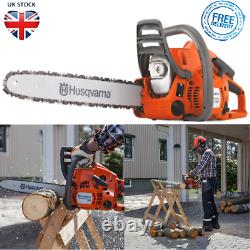 Husqvarna Petrol Chainsaw Tree Surgery Prune Cutter 2 Stroke Heavy Duty 36cm Bar
