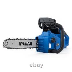 Hyundai Battery Chainsaw Cordless 40V Lithium-Ion 14? Bar Battery Chainsaw 17m/s