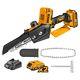Ingco 20v Brushless Li-ion One-hand Mini Chain Saw 6 With Battery And Charger