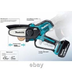 Makita DUC101Z Cordless Brushless Pruning Saw 18V Body Chainsaw 100mm + Makpac
