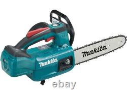 Makita DUC254RFE 18v LXT Cordless Brushless 25cm Chainsaw Top Handle 2 x 3.0ah