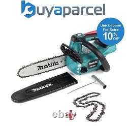 Makita DUC254Z 18v LXT Cordless Brushless 25cm Chainsaw Top Handle Bare + Chain