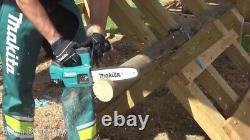 Makita DUC254Z 18v LXT Cordless Brushless 25cm Chainsaw Top Handle Bare + Chain