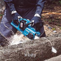 Makita DUC353Z 18V Twin 36V Brushless Chainsaw With 2 x 5Ah Batteries