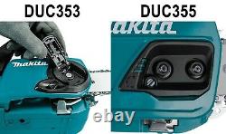 Makita DUC355 Twin 18v / 36v LXT Cordless 35cm 14 Chainsaw Lithium 2 x5.0
