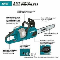 Makita XCU07Z 18V LXT Lithium-Ion Brushless Cordless 14 Chain Saw, Tool Only