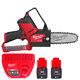 Milwaukee M12fhs 12v Fuel Hatchet Pruning Saw With 2 X 2.0ah Batteries & Charger