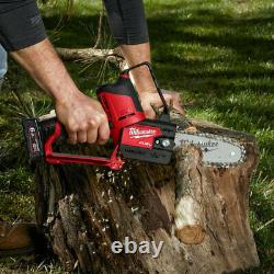 Milwaukee M12fhs-0x 12v Fuel Hatchet 6 Pruning Saw Body Only In Case