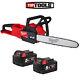 Milwaukee M18fchsc 18v Fuel Compact Chainsaw With 2 X 5.0ah Batteries