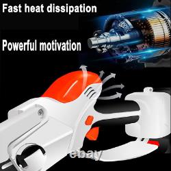 Mini Chain Saw 21V 6 inch Cordless Electric Chainsaw with 2 Chains and Glove