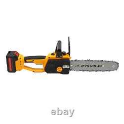 Mini Chainsaw 12 Inch, Battery Saw with 2xBatteries Cordless Powerful Cutting