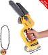 Mini Chainsaw, 6-inch Cordless Electric Chainsaw With Brushless Motor For Dewalt