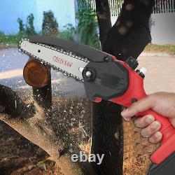 Mini Chainsaw 6-Inch Cordless Electric Protable Pruning 36V S7C2