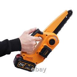 Mini Chainsaw Battery Powered, Cordless Electric Chainsaw with Brushless Motor
