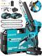 Mini Chainsaw Cordless 6 Inch Brushless Motor, Self-oiling System, Tool-free 2