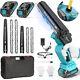 Mini Chainsaw Cordless 8 Inch & 6 Inch, 2023 Upgraded Brushless Mini Chainsaw