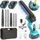 Mini Chainsaw Cordless 8 Inch & 6 Inch With Auto Oiler, 2 2.0ah Batteries