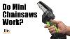 Mini Chainsaw Review Do Mini Chainsaws Work