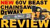 New Dewalt 60v Chainsaw Dccs677 Review And Performance Test