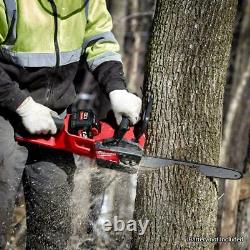 New Milwaukee Brushless 18V Cordless M18 FUEL 16 Chainsaw Oregon Bar and Chain