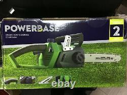 Powerbase 35cm 40V Cordless Chainsaw