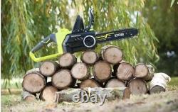 Ryobi 18V ONE+T 30cm Cordless Chainsaw (Bare Tool) With Chain+ Bar & Chain Oil