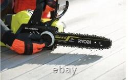 Ryobi 18V ONE+T Cordless Brushless 30cm Chainsaw (1 x 4.0Ah) RCS1830-140B