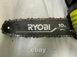 Ryobi P546BTL ONE + 10 Cordless Battery Powered Chainsaw, LN BT