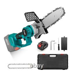 SeeSii Mini Cordless Battery Powered Brushless Chainsaw for Branch Wood Cutting