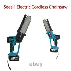 Seesii 4.8ms Chainsaw Battery Powered Chainsaw Rechargeable Fruits Tree Pruning