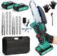 Was £106? Mini Electric Chainsaw 8-inch & 6-inch Brushless 22000mah Cordless