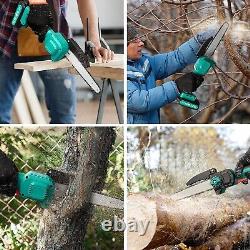 WAS £106? Mini Electric Chainsaw 8-inch & 6-inch Brushless 22000mAh Cordless