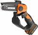 Worx Wg324e 18v (20v Max) One Handed Cordless Pruning Saw 2.0ah Battery