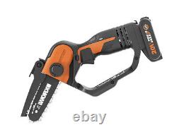WORX WG324E 20V 2Ah Pruning Chainsaw Saw Battery Charger Kit Garden Gardening