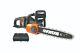 Worx Wg384e 40v Dual Battery 35cm Brushless Chainsaw X2 Battery & Charger