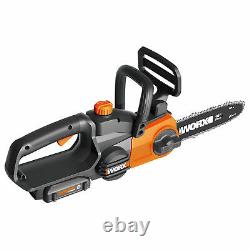 Worx 20V 10 Auto Tension Electric Cordless Pole Chainsaw with Battery & Charger